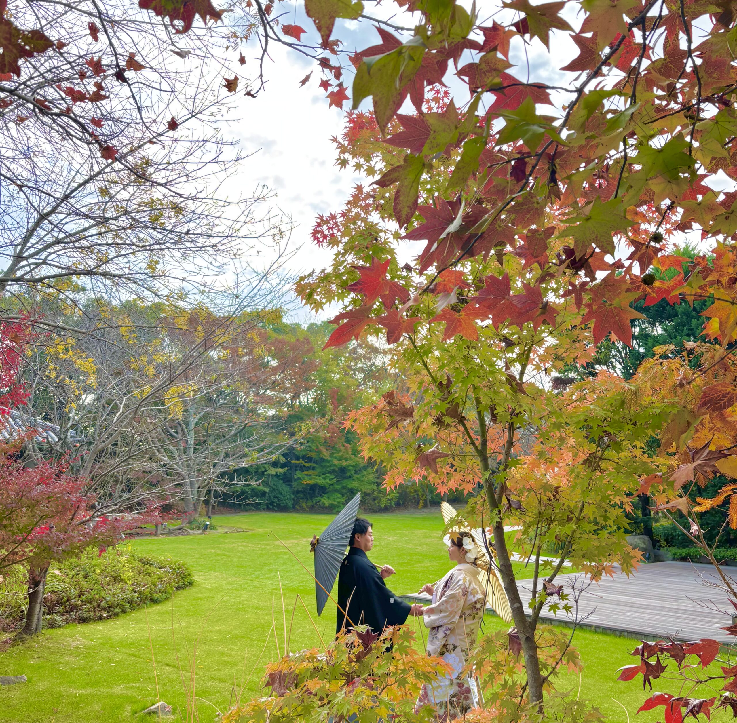 秋のフォトウェディング樫野倶楽部にて🍂