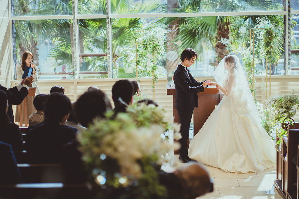 チャペル百選に選ばれたチャペルでの結婚式✨