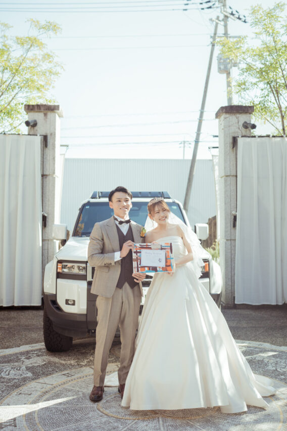 自由で自分たちらしい結婚式♡